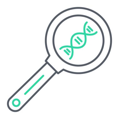 DNA simgesi vektör illüstrasyonu