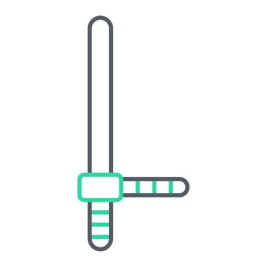 kılıç simgesi vektör illüstrasyonu