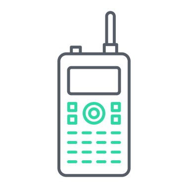 Telsiz ikonu. özet vektör illüstrasyonu