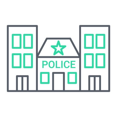 Otel vektör simgesi modern basit illüstrasyon