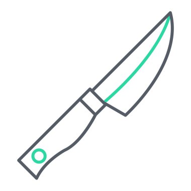 bıçak simgesi vektör illüstrasyonu