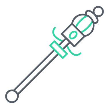 çubuk simgesinin vektör illüstrasyonu