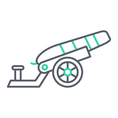 tüfek ikonu vektör illüstrasyonu