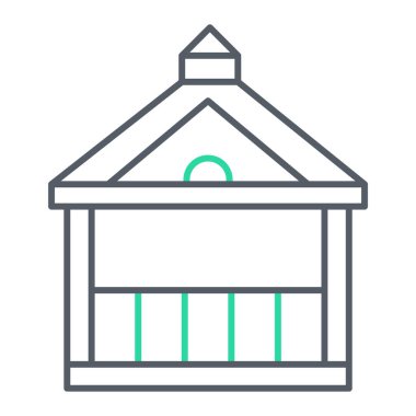 Ev simgesinin vektör illüstrasyonu