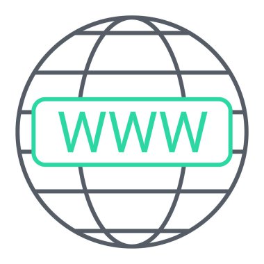 genel ağ simgesi çizimi