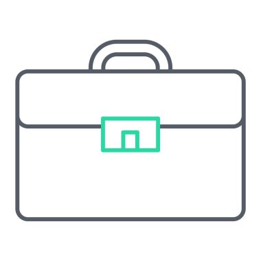 evrak çantası ikonu vektör illüstrasyonu