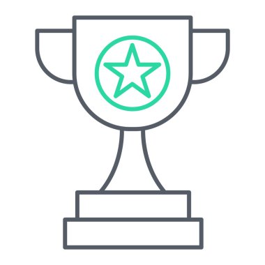 kupa simgesi vektör illüstrasyonu