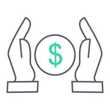 Dolar işareti vektör illüstrasyonuName