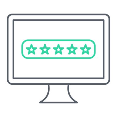 Web simgesi vektör illüstrasyonu