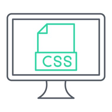 dosya biçimi simgesi, vektör illüstrasyonu