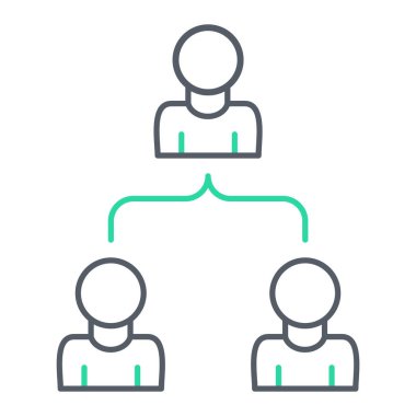 İnsan simgesinin vektör illüstrasyonu