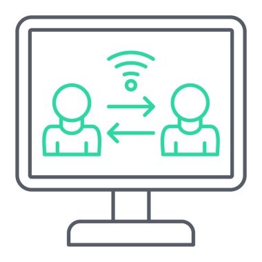 kullanıcı arayüzü simgesi, vektör illüstrasyonu