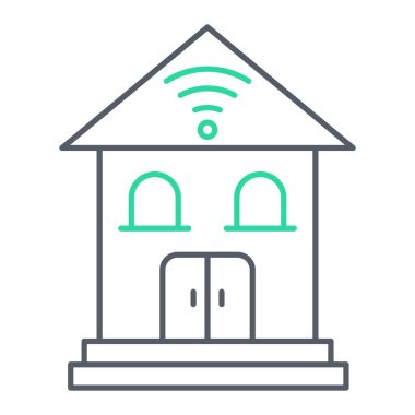 Ev simgesi vektör illüstrasyonu