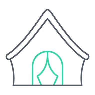 ev simgesi vektör illüstrasyonu