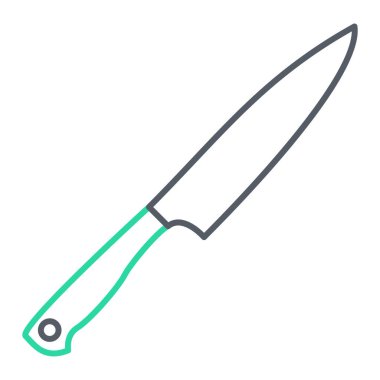 Bıçak ikonu. vektör illüstrasyonu