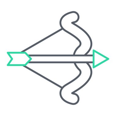 ok simgesi vektör illüstrasyonu