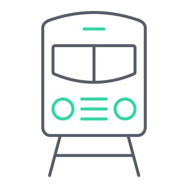 tren simgesi vektör illüstrasyonu