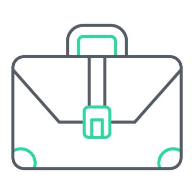 evrak çantası ikonu vektör illüstrasyonu