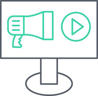 seo modern simgesinin vektör illüstrasyonu