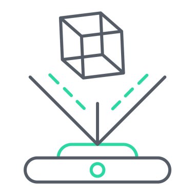 Kutu. Web simgesi basit illüstrasyon