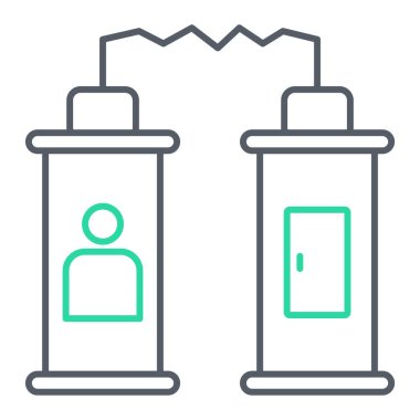 Beyaz arka planda izole edilmiş traş kremi simgesi. vektör illüstrasyonu