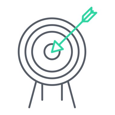 hedef simge vektör illüstrasyonu