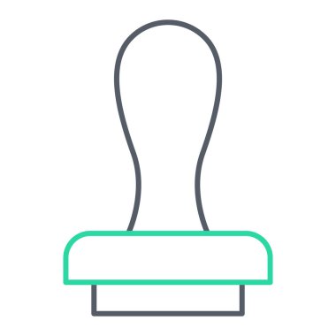 mühür ikonlu pul. premium kalite simgesi.