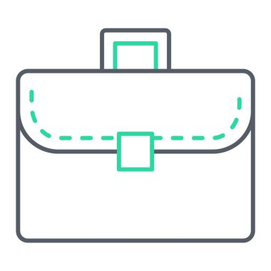 evrak çantası ikonu vektör illüstrasyonu