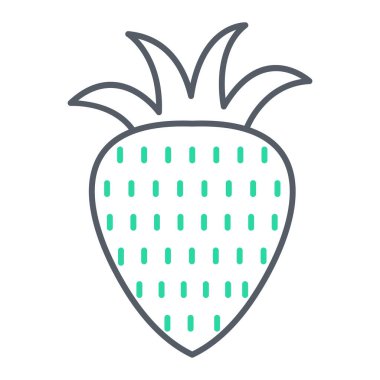  meyve simgesi, vektör illüstrasyonu