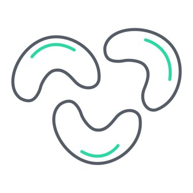 Fındık yemeğinin vektör çizimi