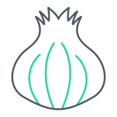 Soğan Simgesi vektör çizimi