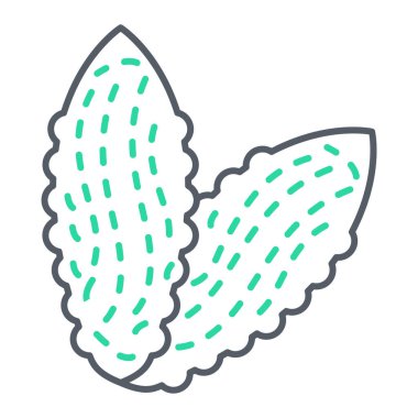 Avokado. Web simgesi basit illüstrasyon