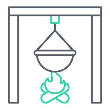 davul vektör simgesi. Modern, basit düz tabela, ana hatlı sembol çizimi.