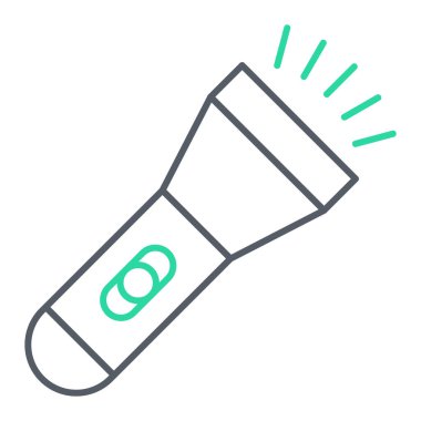 fener ikonu. Web için basit elektrik traş vektör simgeleri çizimi