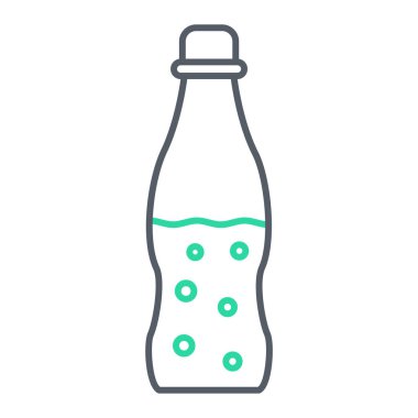 şişe simgesi vektör illüstrasyonu