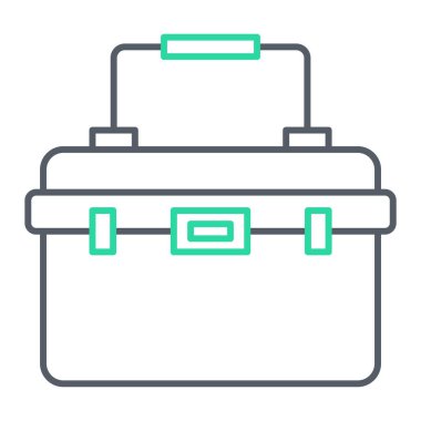 evrak çantası ikonu vektör illüstrasyonu