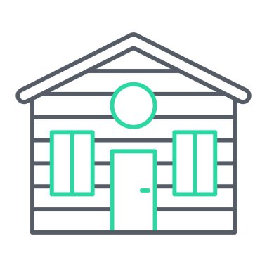 Yapı simgesinin vektör illüstrasyonu