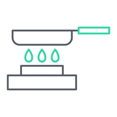 Su simgesinin vektör illüstrasyonu