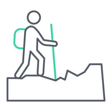 Takım elbiseli bir adamın vektör çizimi