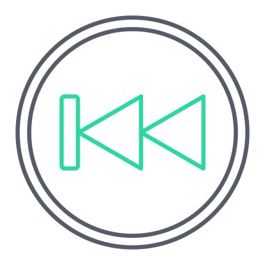 Müzik çalar simgesinin vektör illüstrasyonu