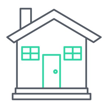 ev simgesi vektör illüstrasyonu