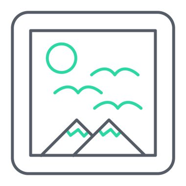 Bir resmin vektör illüstrasyonu