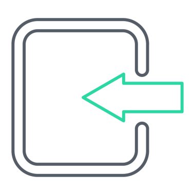 Eğilim biçimi izole edilmiş arkaplanda ok simgesi