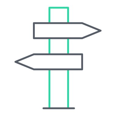 işaret posta simgesi vektör illüstrasyonu