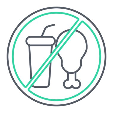 içecek simgesi, vektör illüstrasyonu