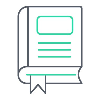 kitap simgesi vektör illüstrasyonu