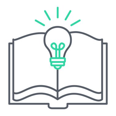 Modern eğitim ikonunun vektör illüstrasyonu