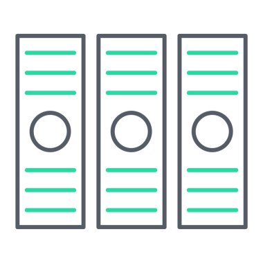 belge simgesi vektör illüstrasyonu