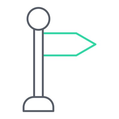 işaret posta simgesi vektör illüstrasyonu