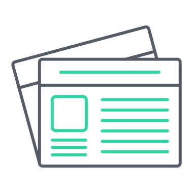 seo modern simgesinin vektör illüstrasyonu